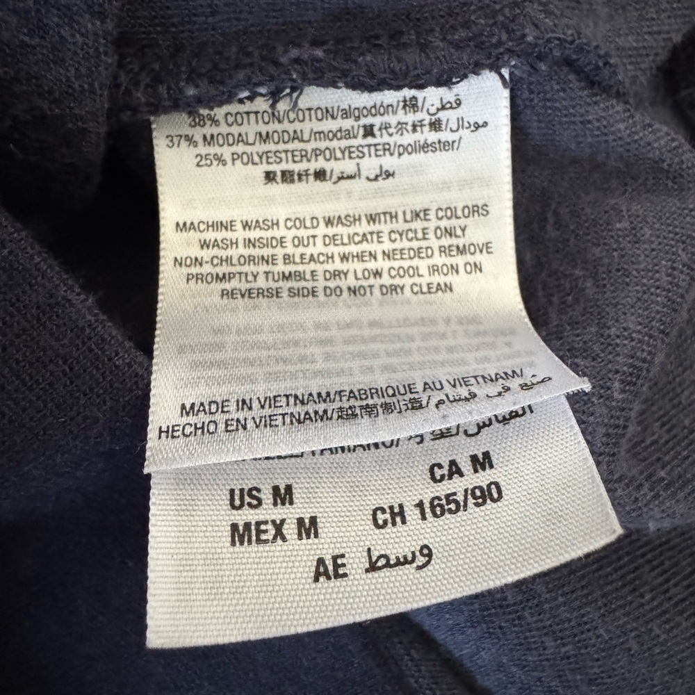 Juicy Couture Black Label Velour Velvet Sweatshirt Navy blue Crew Neck Y2K - Picture 7 of 8